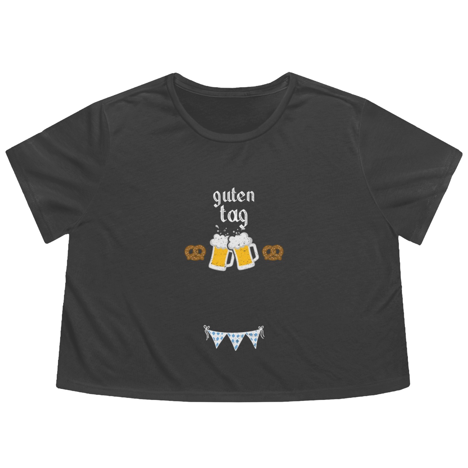 Good day - Oktoberfest Flowy Cropped Tees
