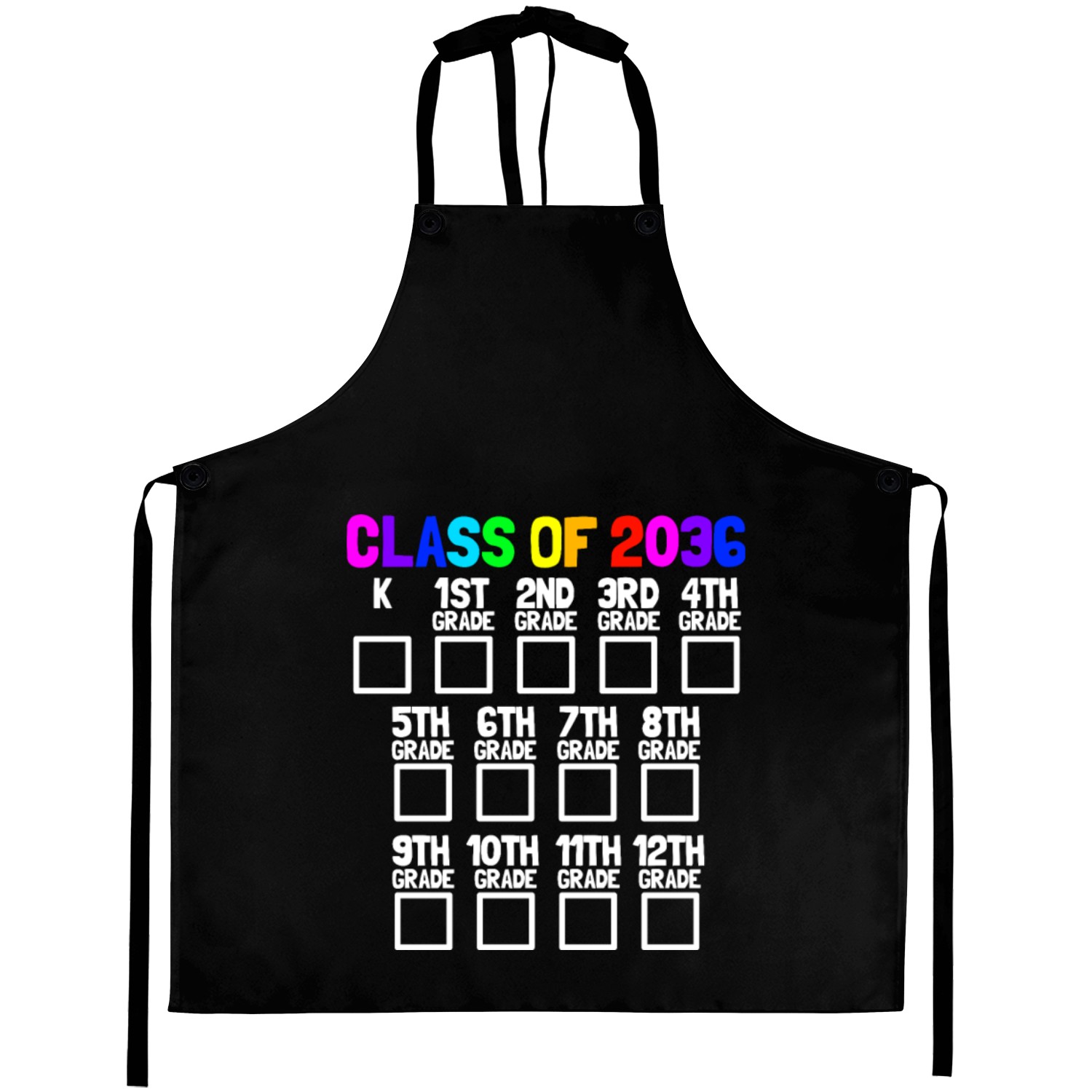Class Of 2036 Back To School Kindergartengrow with Aprons