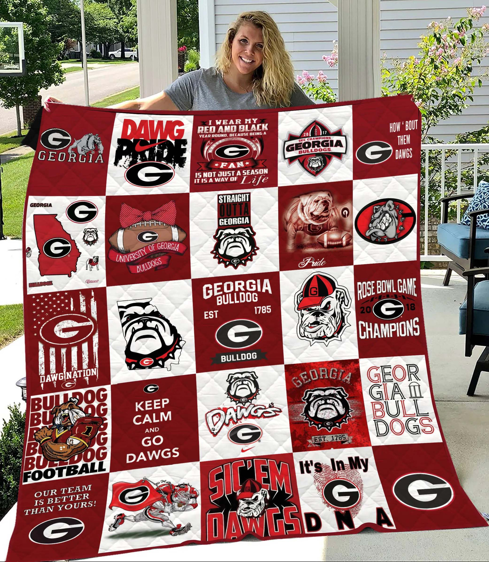 GA bulldogs Quilt