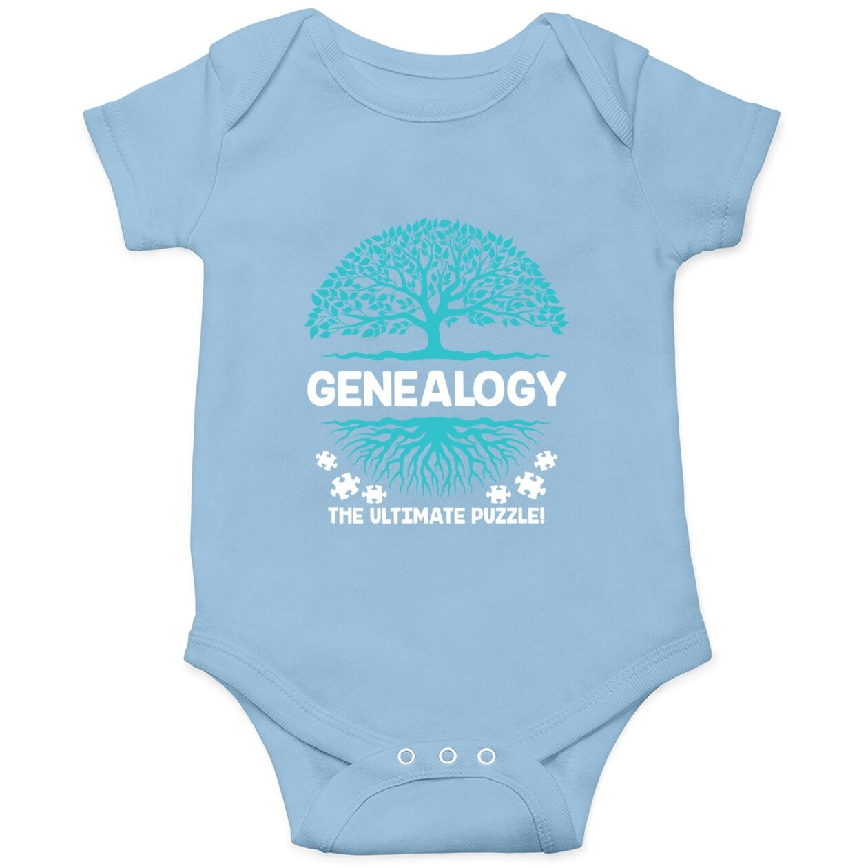 Genealogy The Ultimate Puzzle Family History Baby Bodysuit