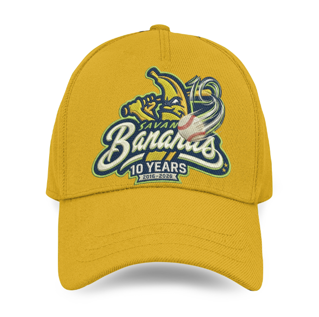 Savana Bananas 10th Years Anniversary Limited Edition Baseball Classic Cap