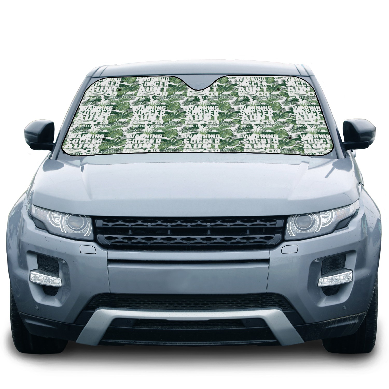 Soccer Aunt Car Sun Shades, Warning Soccer Aunt Will Yell