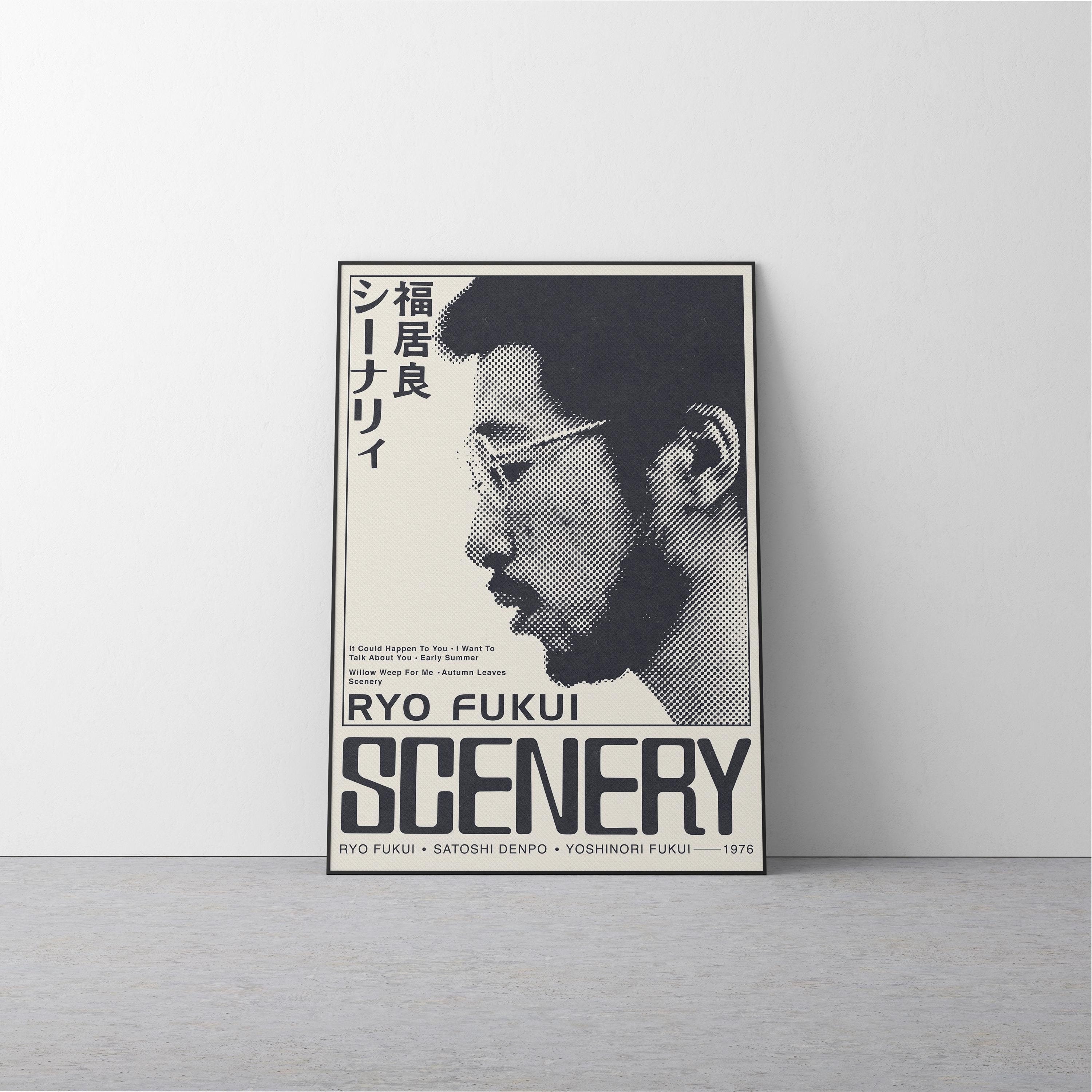 Ryo Fukui - Scenery Poster | Retro Japanese Jazz Print