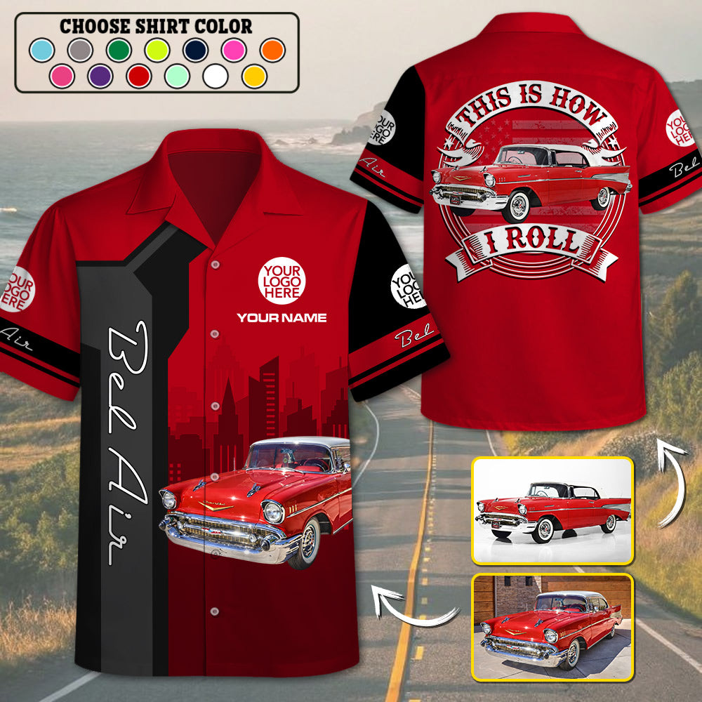Custom Car Photo Hawaiian Shirt for Car Lovers A2110