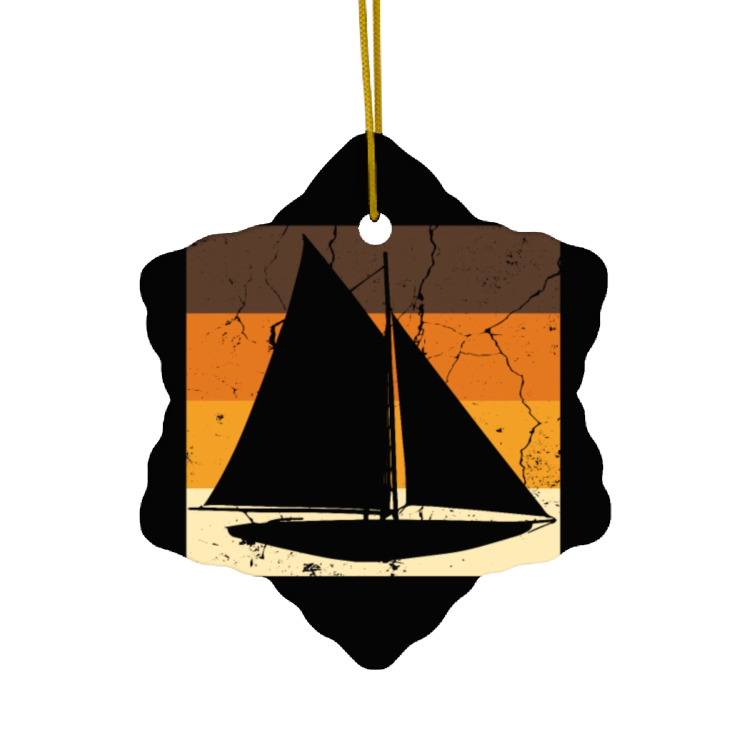 Vintage Sailboat Boat Ship Sailor Yacht Sailing Ceramic Ornaments