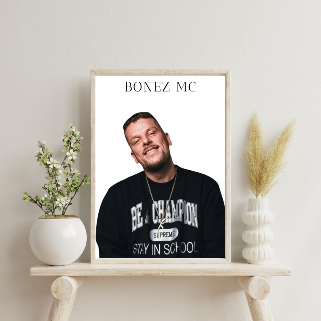 Bonez MC Cover Poster| Tour Bonez MC | Poster | A4 / Music Cover Poster| Bonez MC Poster
