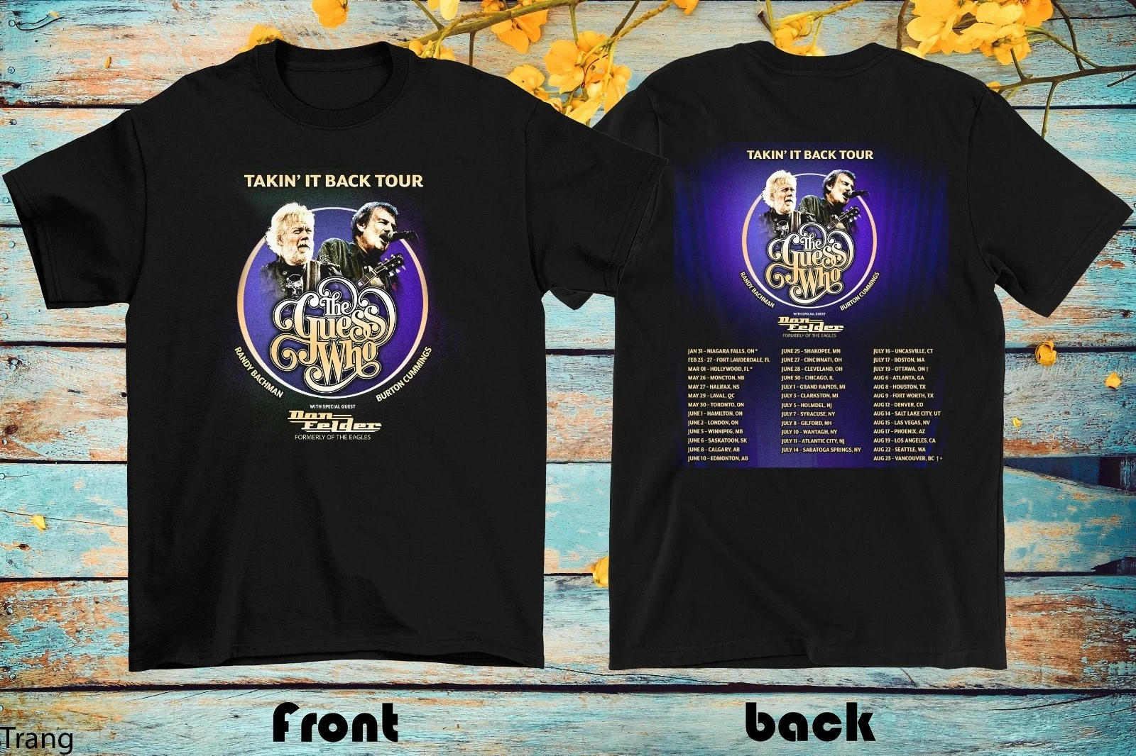 New 2026 Takin It Back Tour The Guess Who Rock Fan