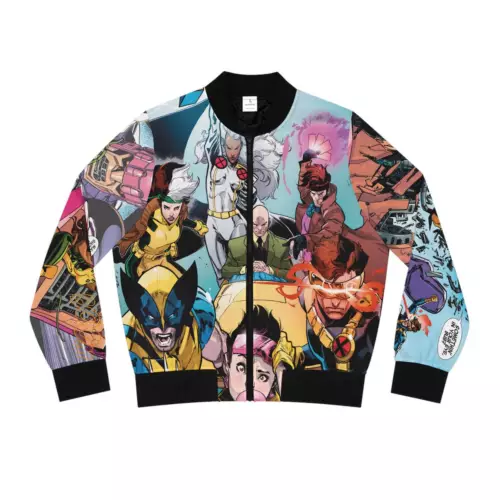 Wolverine X-Men Animated Series X-men 97 90's Comic Book Bomber Jacket