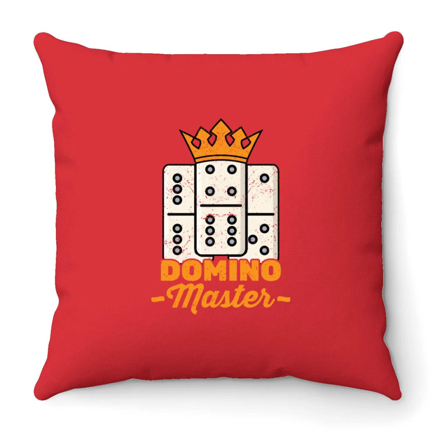 Dominoes - Domino Master - Tournament Player - Throw Pillows