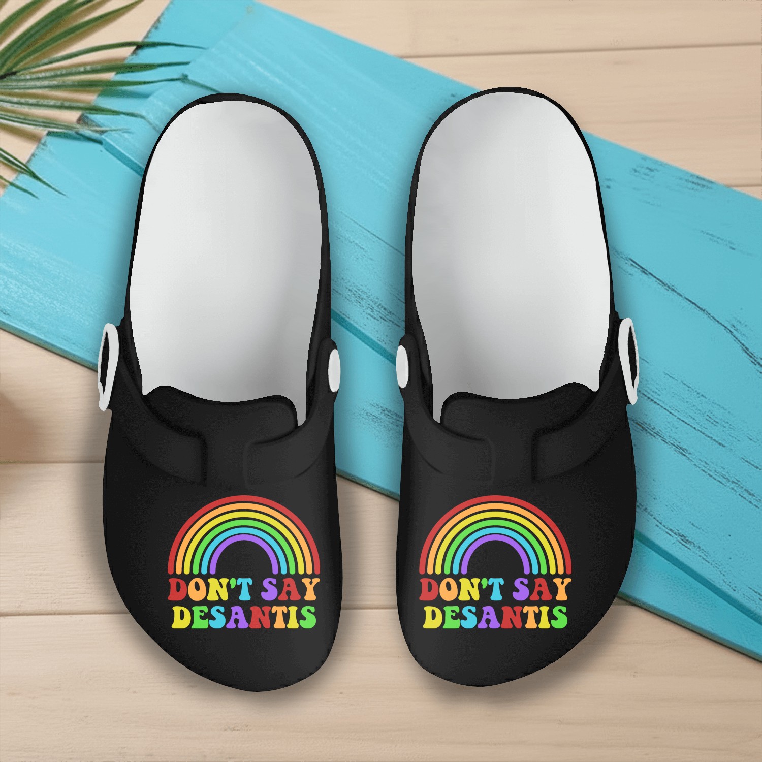 Don't Say Desantis Slip On Clogs