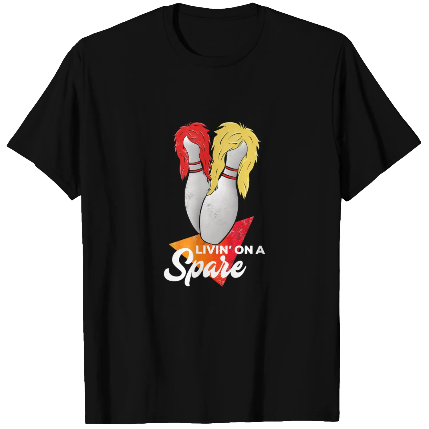 Living On A Spare Bowling League Team T-Shirt