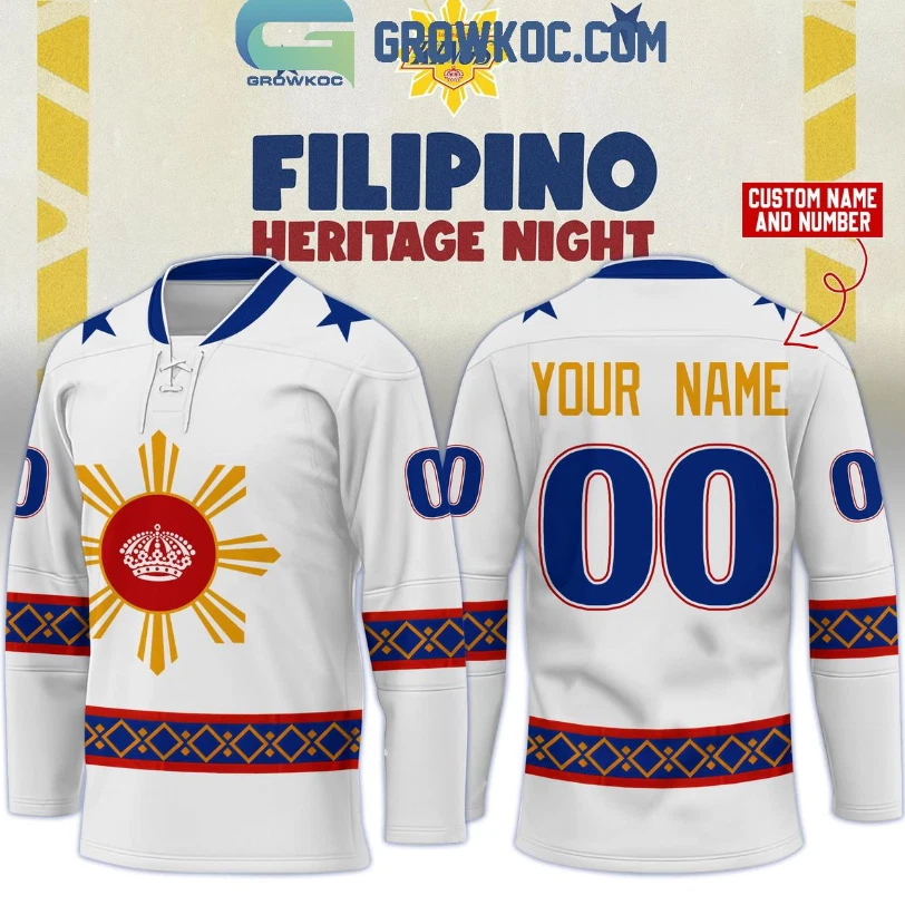 Personalized Los Angeles King Filipino Heritage 2026 Hockey Jersey, Gift For Fans
