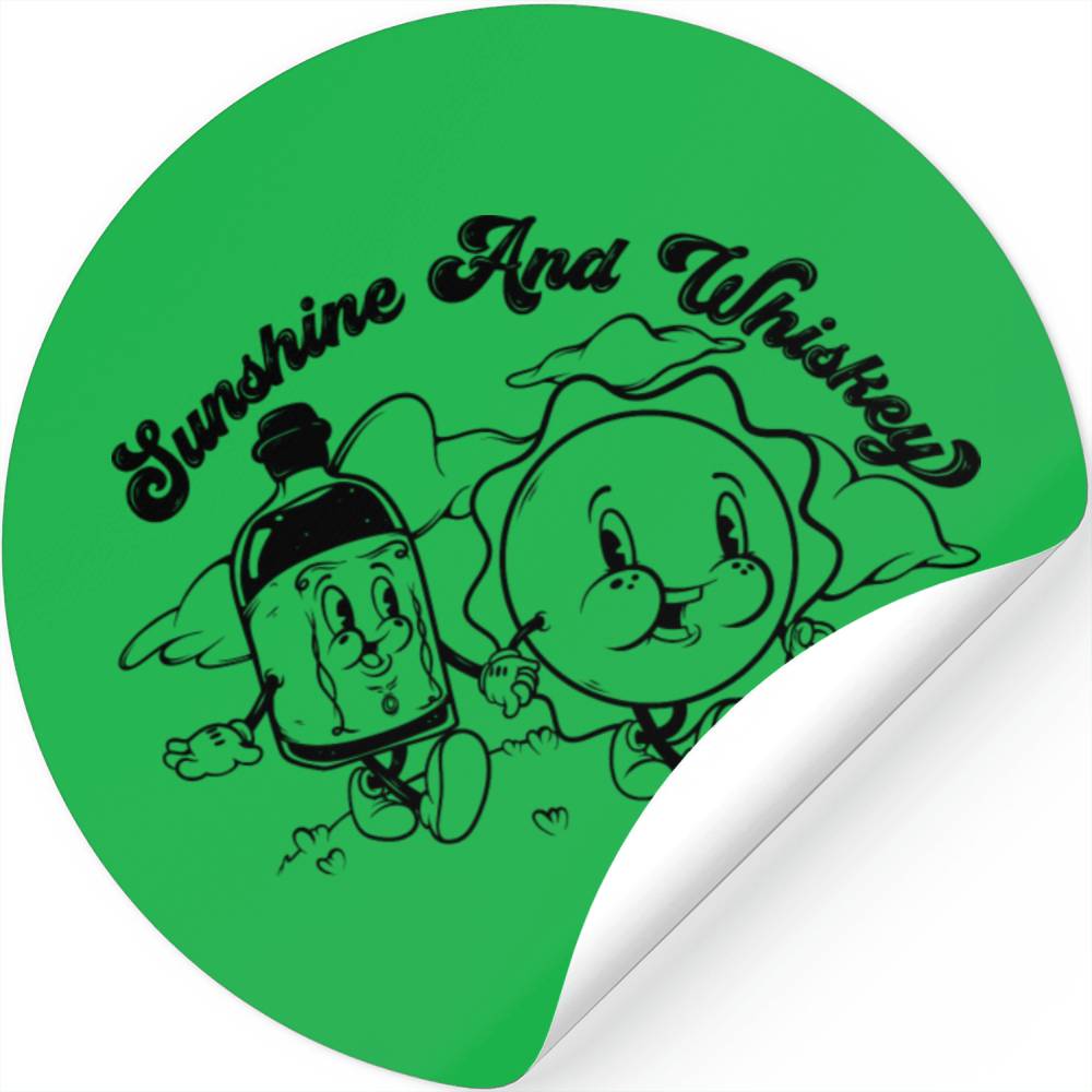 Sunshine And Whiskey Old Fashioned Stickers