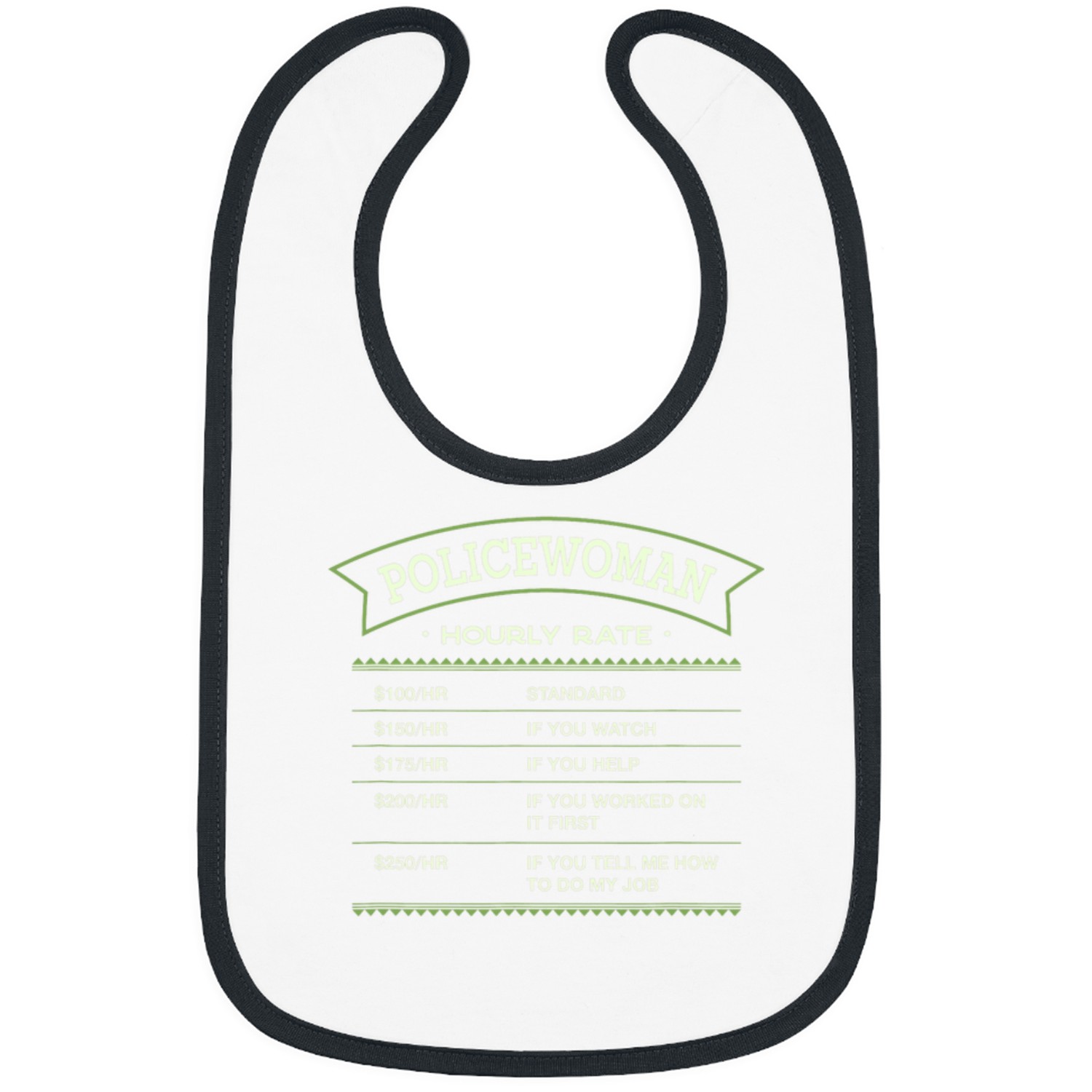 Police Job Policewoman Hourly Rate Cops Labour Day Police Officer Bibs