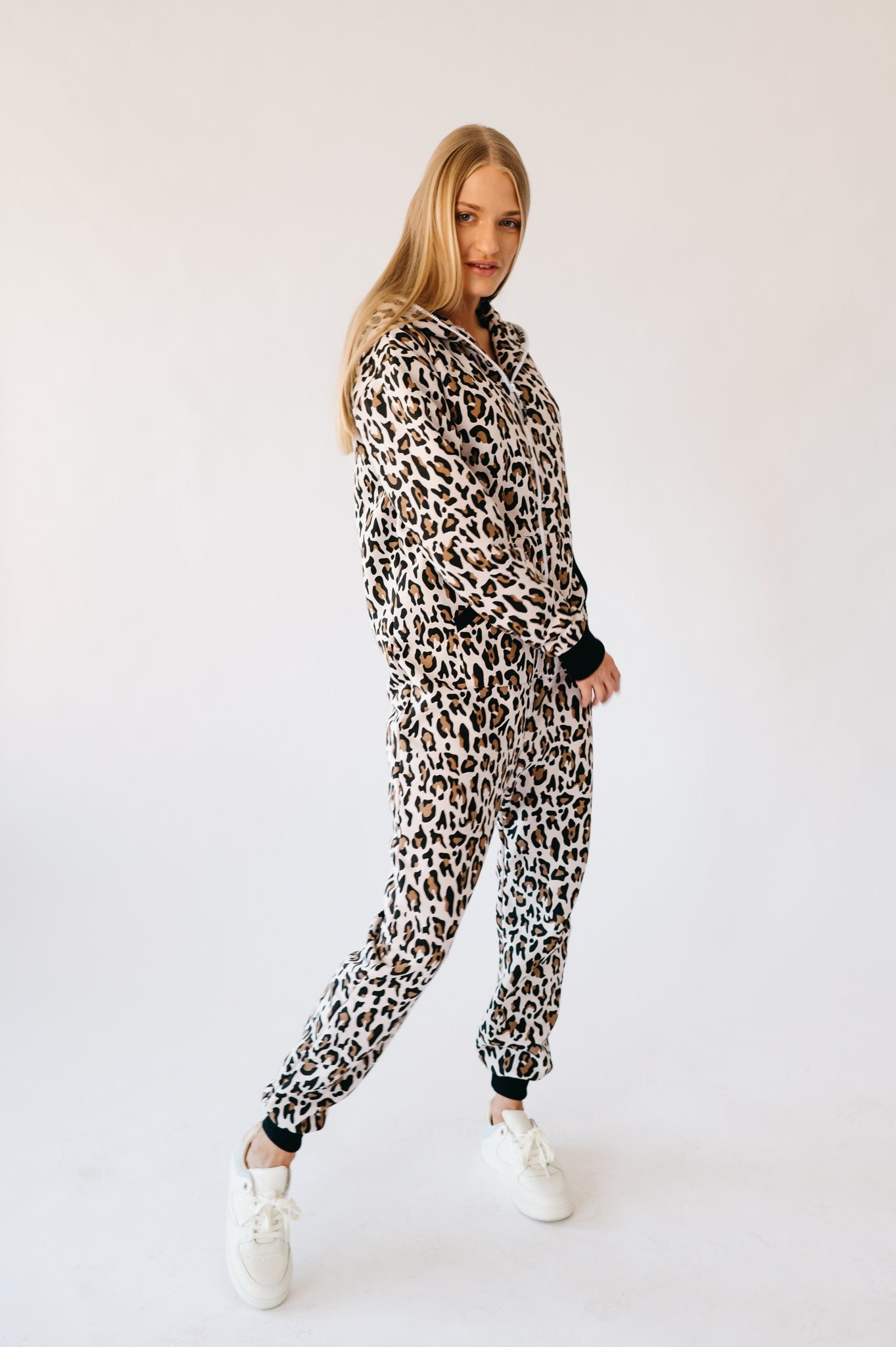 Panther Men's Hooded Jumpsuit | Christmas Pajama Outfits | Family Matching Pajamas