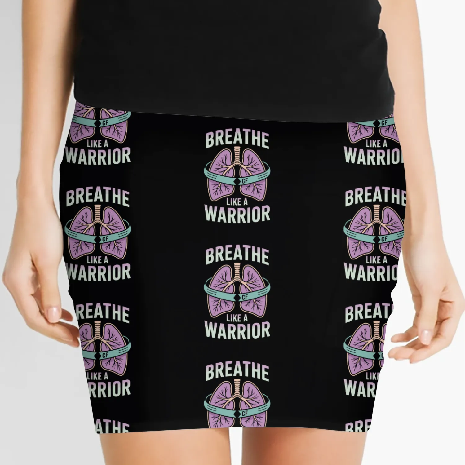 Cystic Fibrosis Awareness CF Warrior Women's Mini Skirts