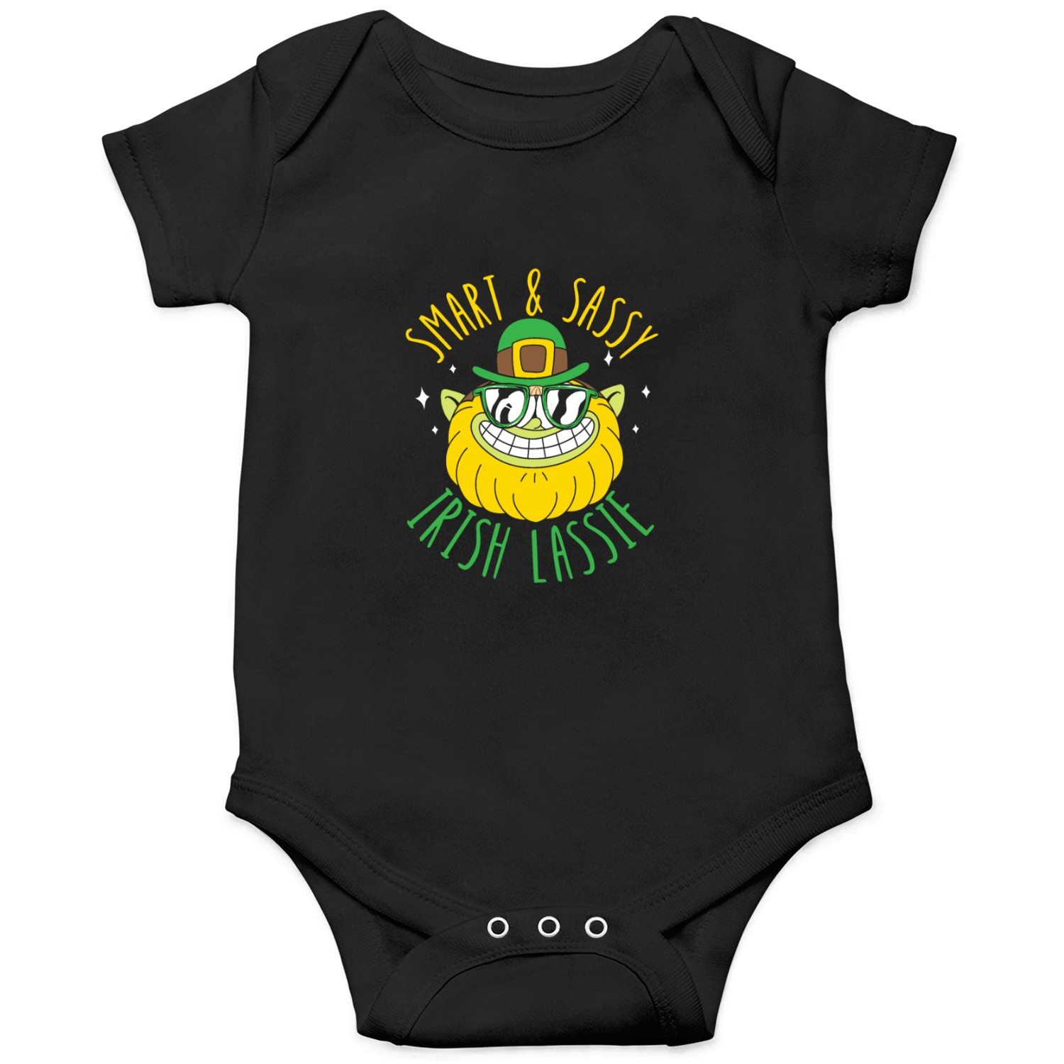 Smart And Sassy Irish Lassie St. Patricks Day Onesies