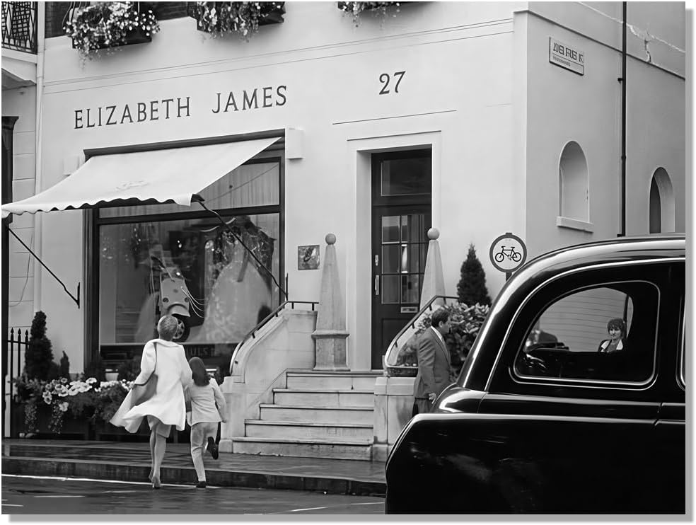 Vintage Elizabeth James Movie Poster Canvas Wall Art for Home Decor