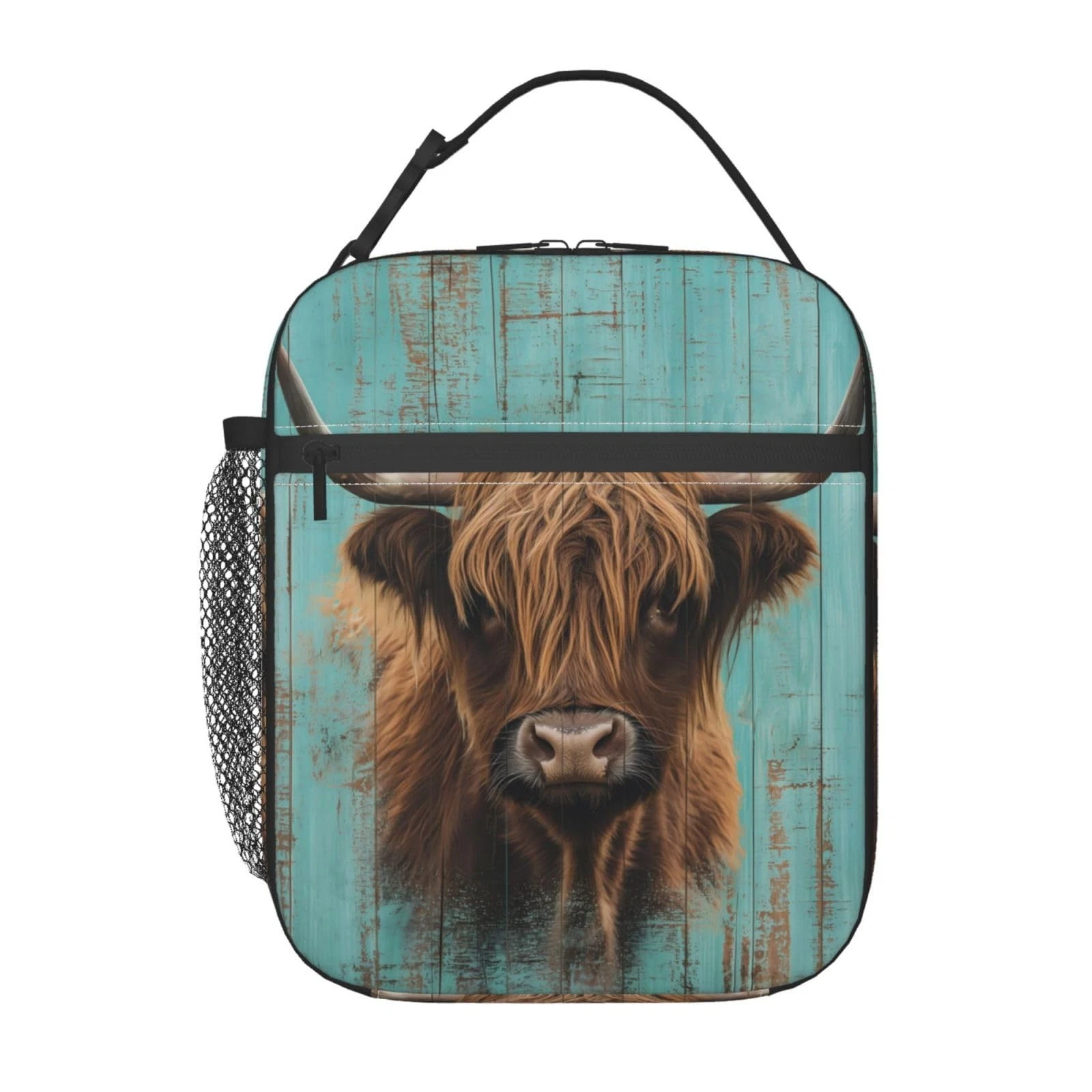 Highland Cow Lunch Bag for Kids Boys Girls