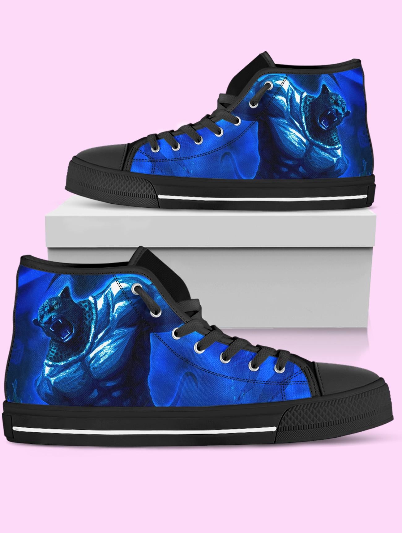 Tekken King Tiger High Top Shoes, Video Game Shoes