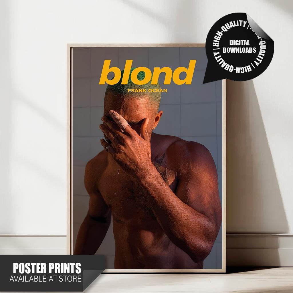 Blond - Frank Ocean Album Cover Poster