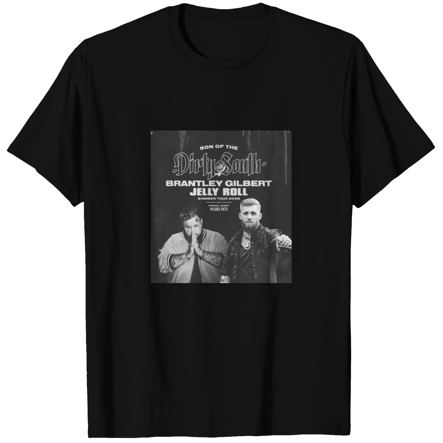 Brantley Gilbert And Jelly Roll Team Up For Son Of The Dirty South Summer Tour 2022 Shirt