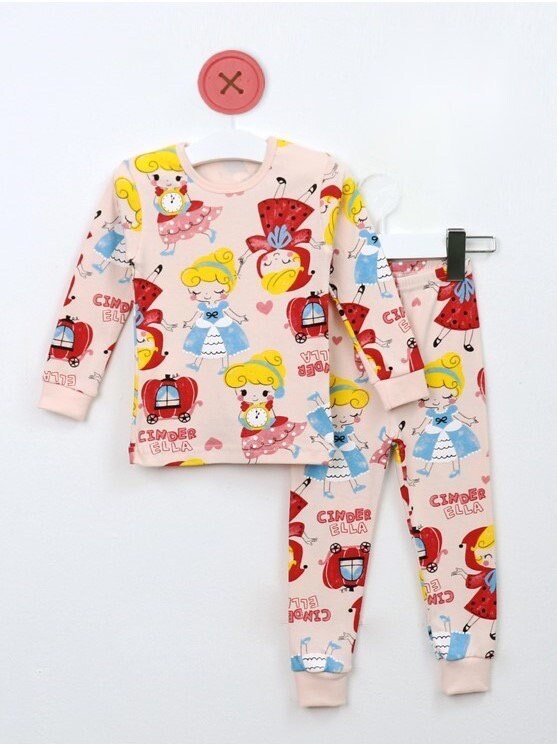 Girls Cinde princess pajamas, Snow fairy princess, kids pajama set, Korean pajamas