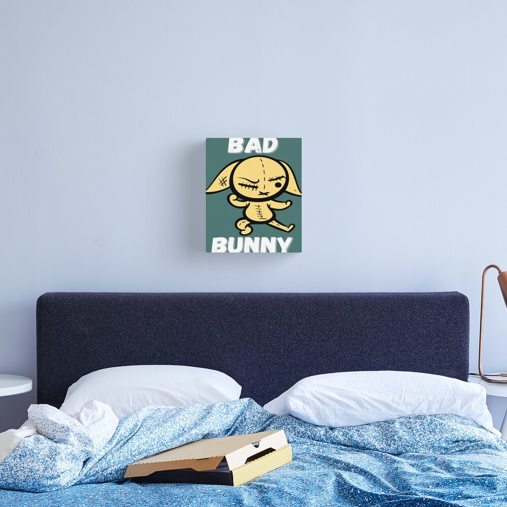 Bad Bunny Target Bunny Funny Canvas Print