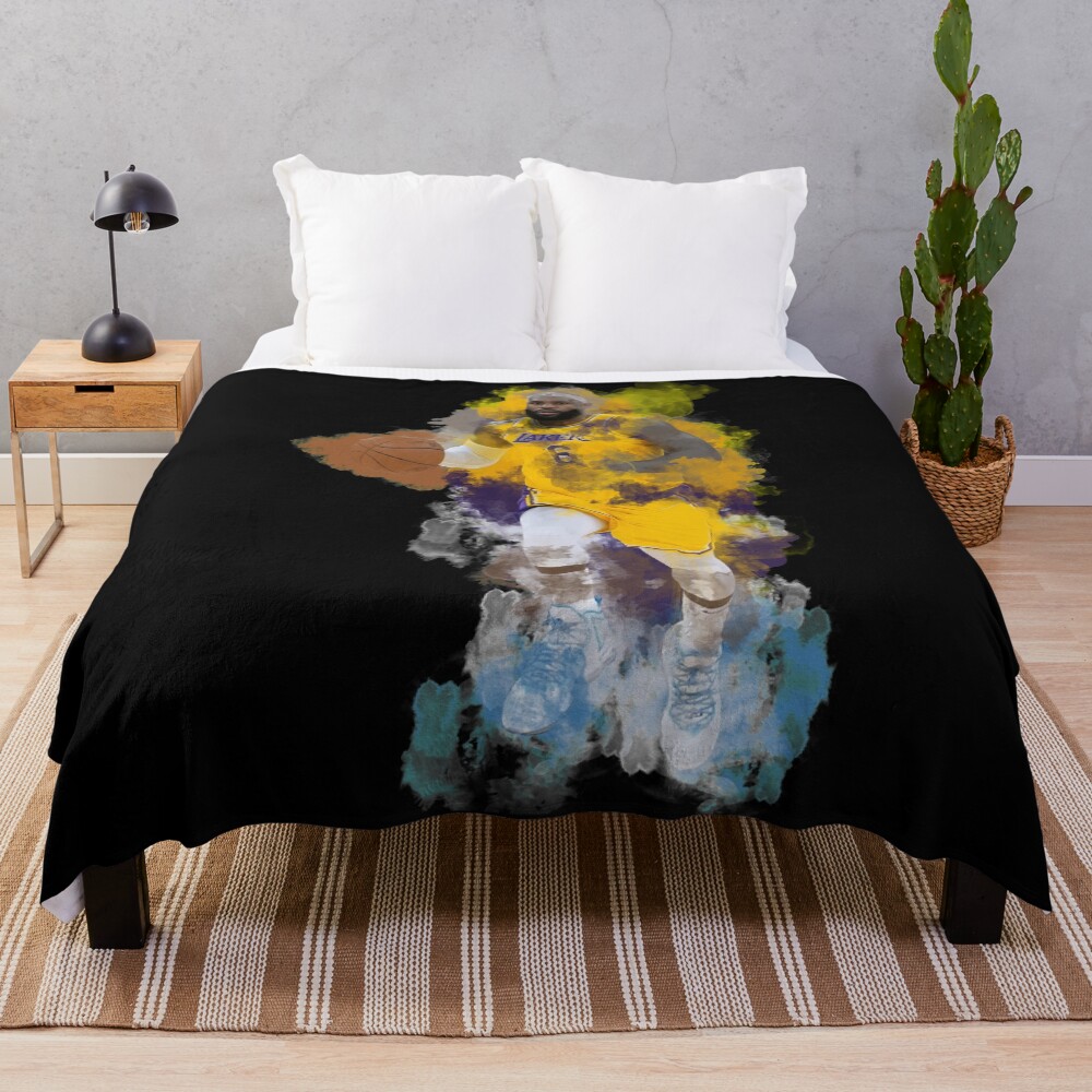 LeBron James Comeback Number Jersey 6 Throw Blanket, Gift for Fan