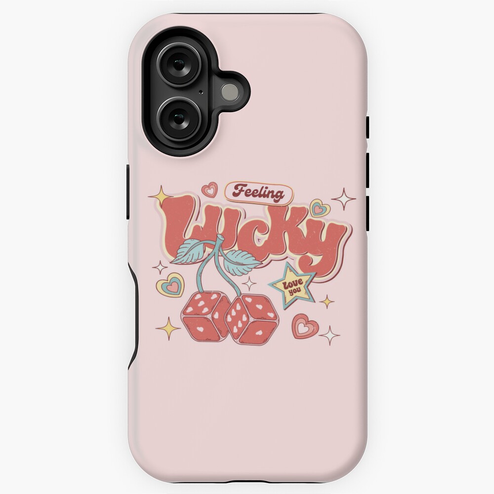 Feeling Lucky Dice Love Valentine's Day iPhone Case