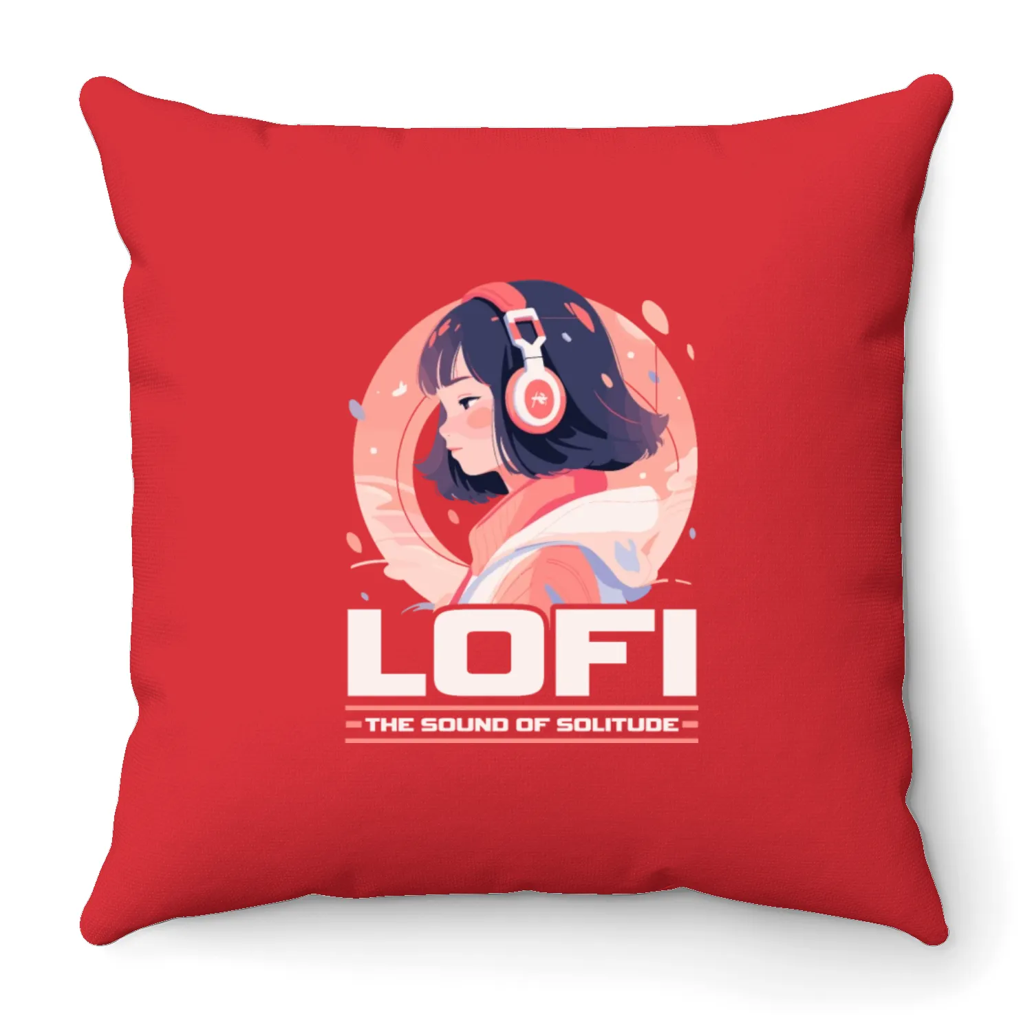 Lofi Music Lover Low Fidelity Japanese Aesthetic Throw Pillows