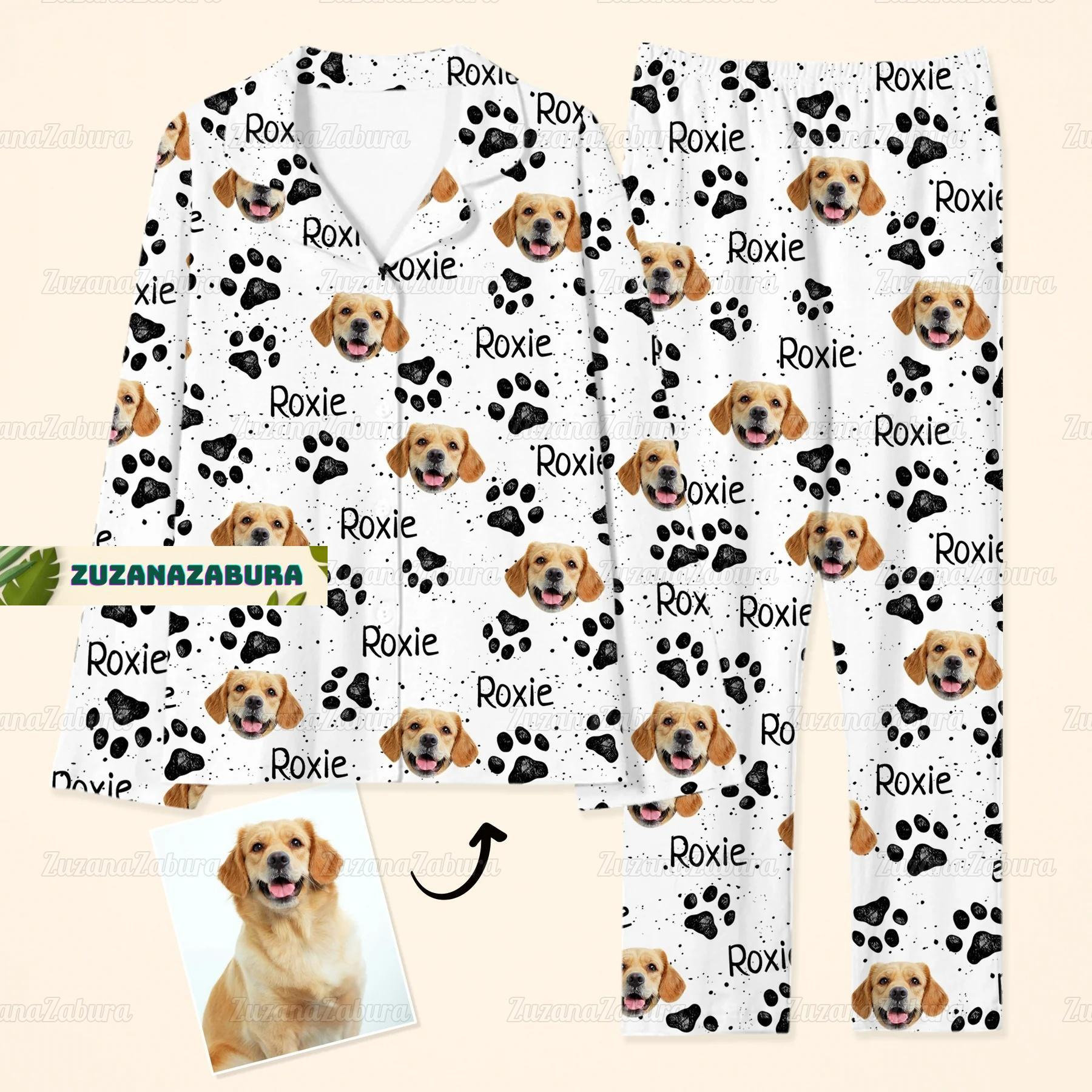 Custom Dog Pajamas, Dog Pajamas Pants, Custom Pet Pajamas, Pet Photo Pajamas, Personalized Dog Pajamas, Custom Cat Pyjamas, Dog Pjs