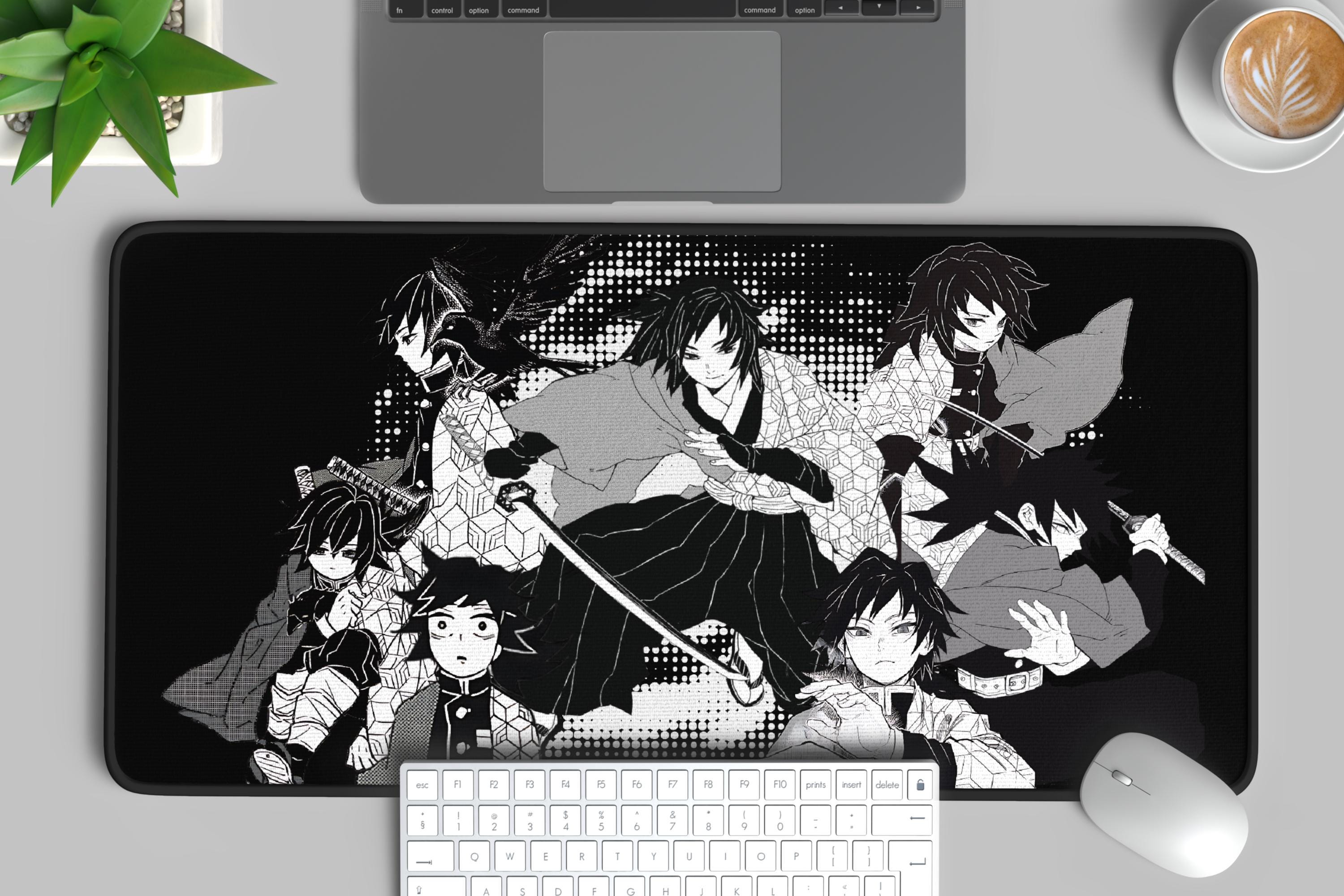 Giyu Tomioka demon Kimetsu no yaiba Anime Desk Mat