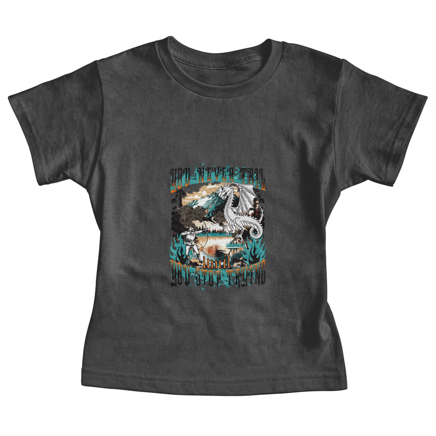 You Never Fail Until You Stop Trying Baby Tees