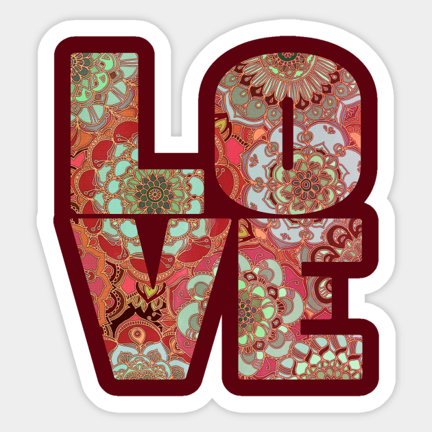 Baroque Obsession - Love - Sticker