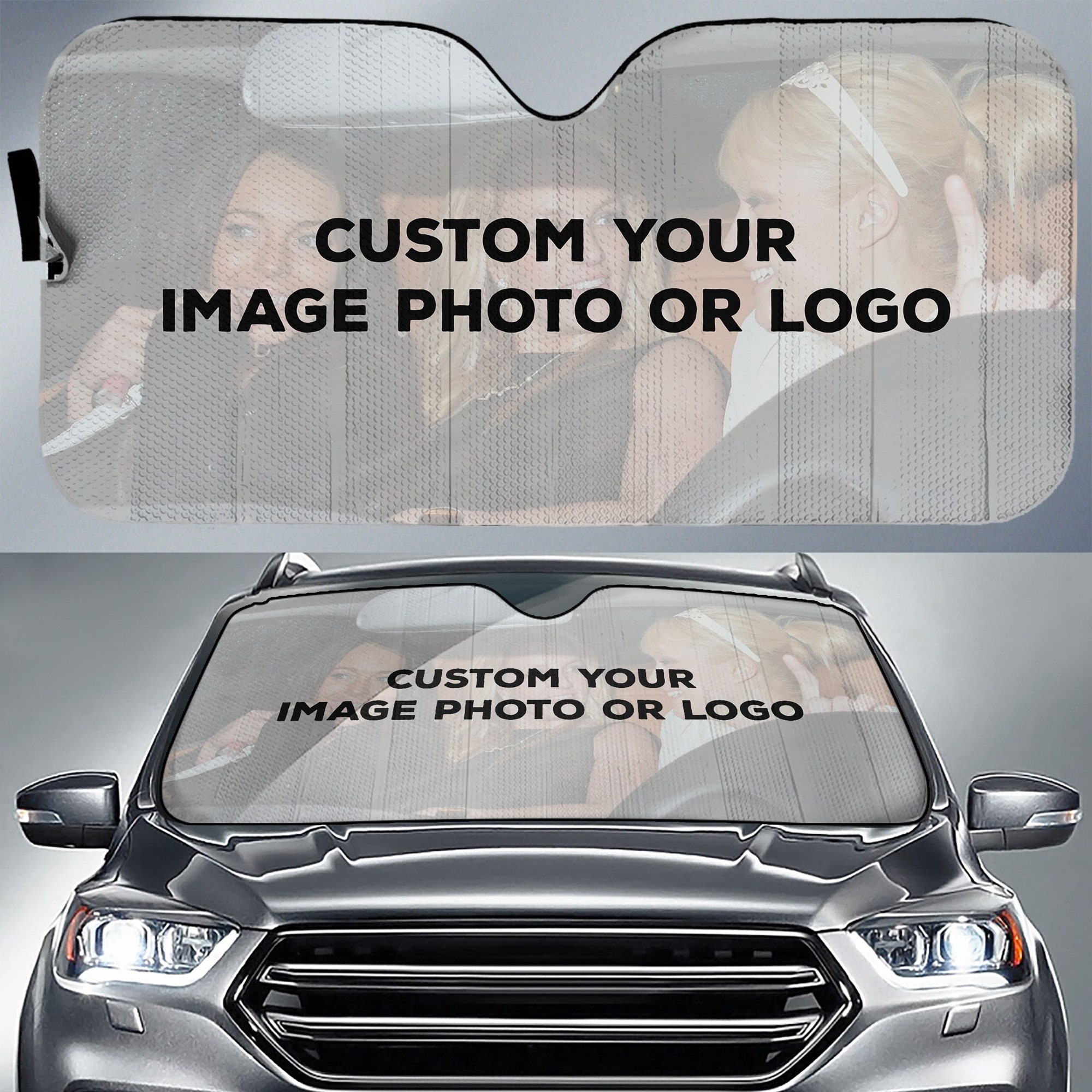 Custom Photo Car Sunshade, Custom Movie Car Windshield, Custom Logo Car Protector