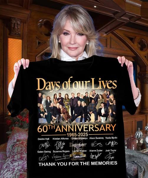 Days Of Our Lives 60th Anniversary T-Shirt, Vintage TV Series Tee
