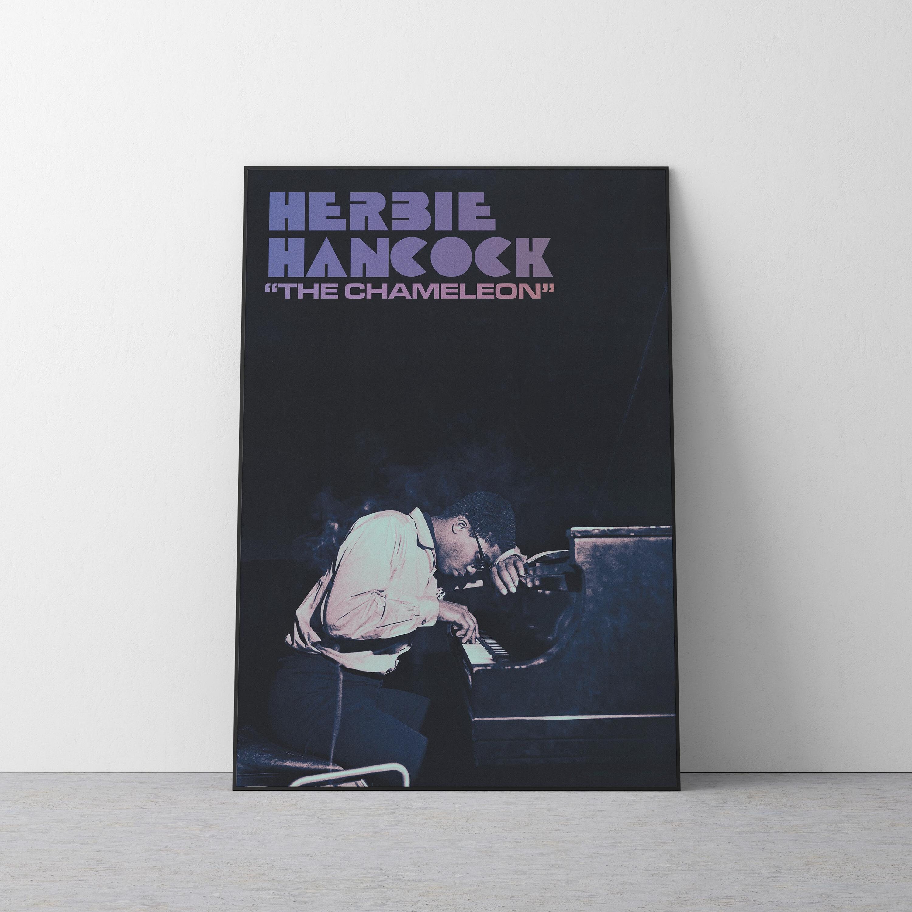 Herbie Hancock Poster | Vintage Jazz Music Wall Art