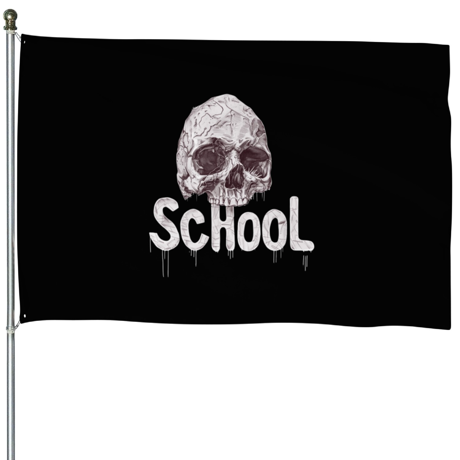 Gothic Grunge Graphic House Flags for Alternative Style