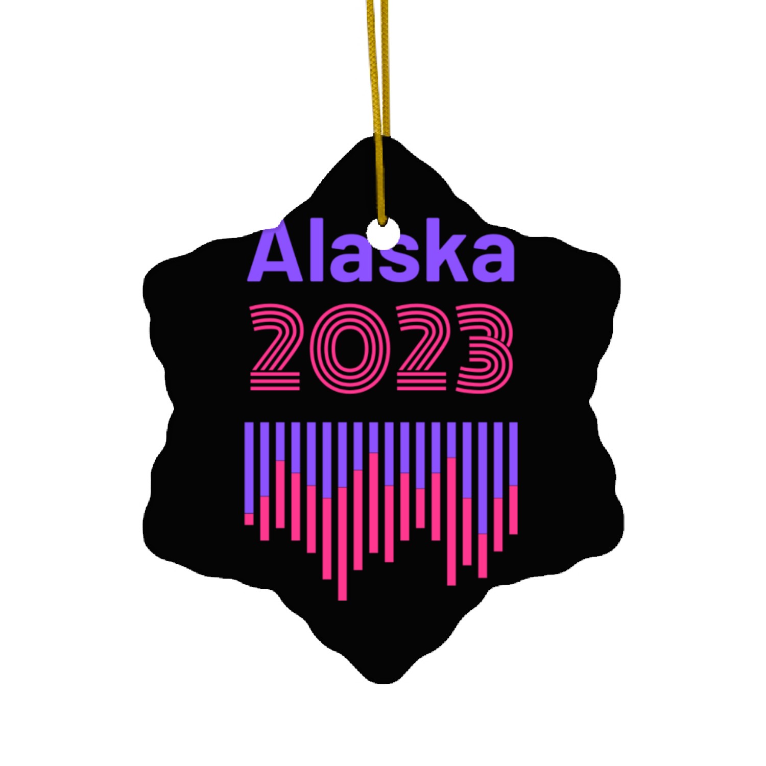 Alaska pride Ceramic Ornaments