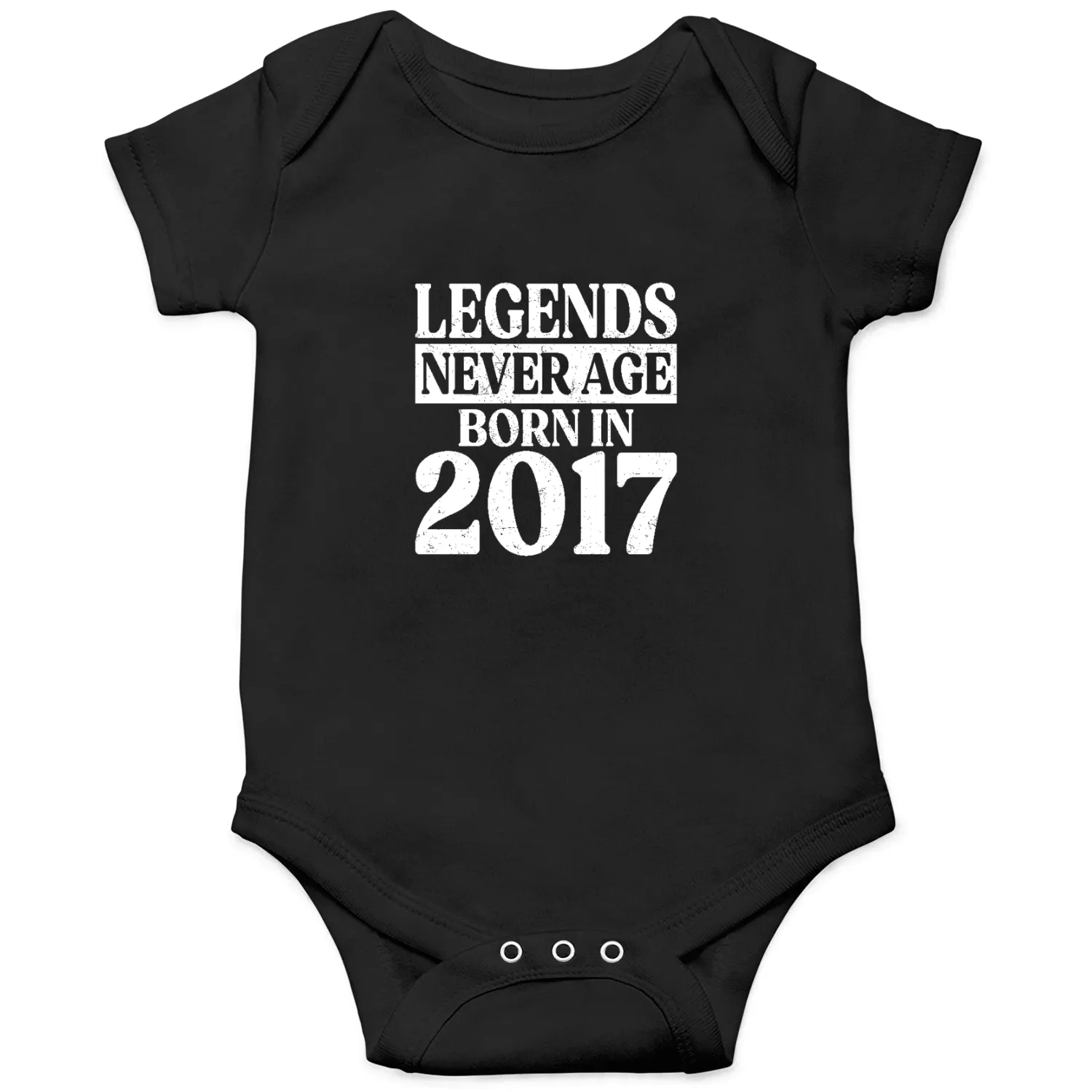 Legends Never Age Born In 2017 Birthday Onesies