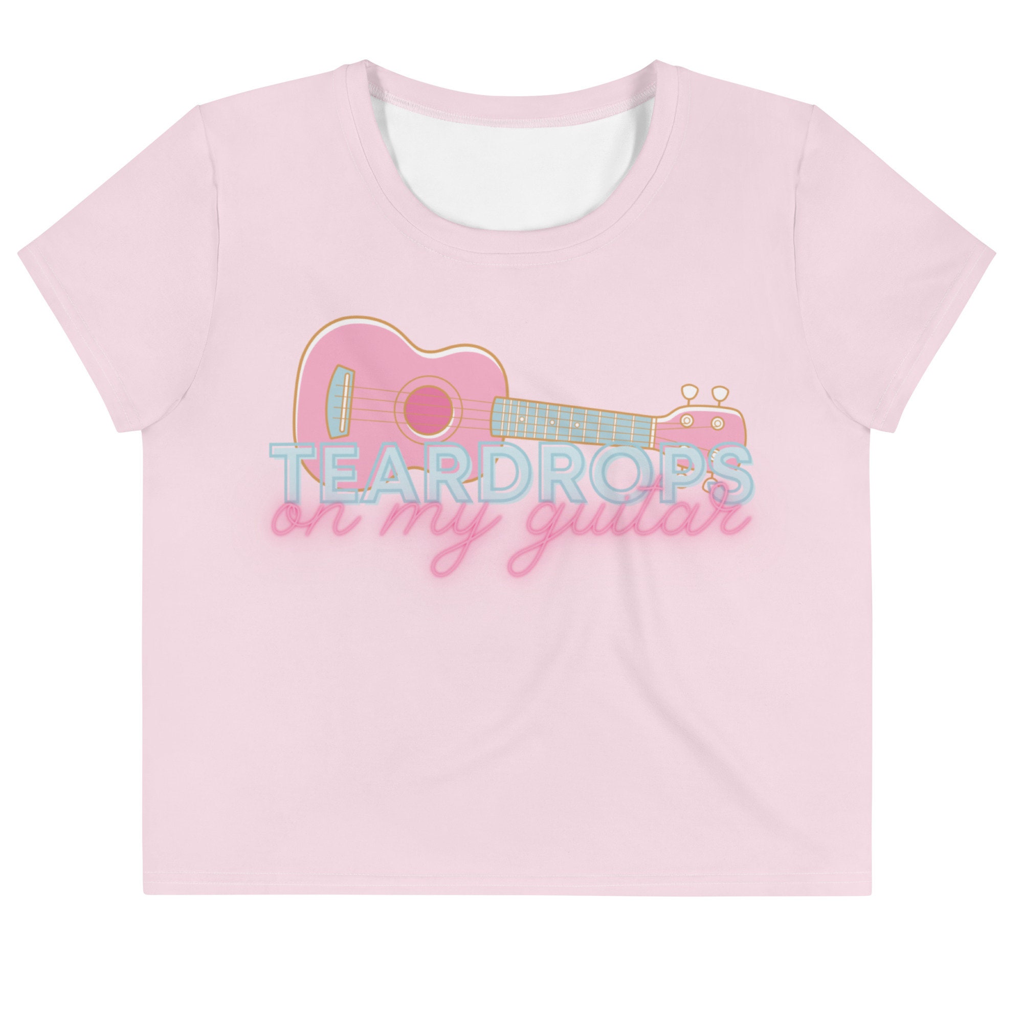Teardrops On My Guitar Crop Tee