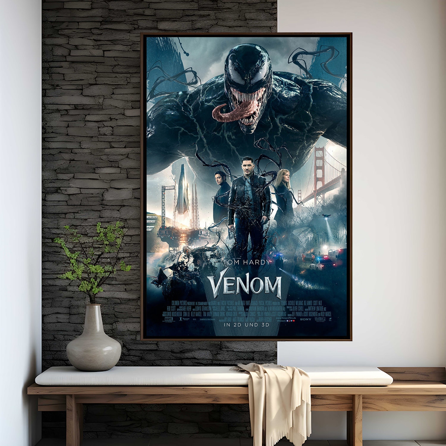 Venom Movie Poster | High Quality Print | Movie Art | Wall Decor | Film Fan Collectibles | Gift Poster
