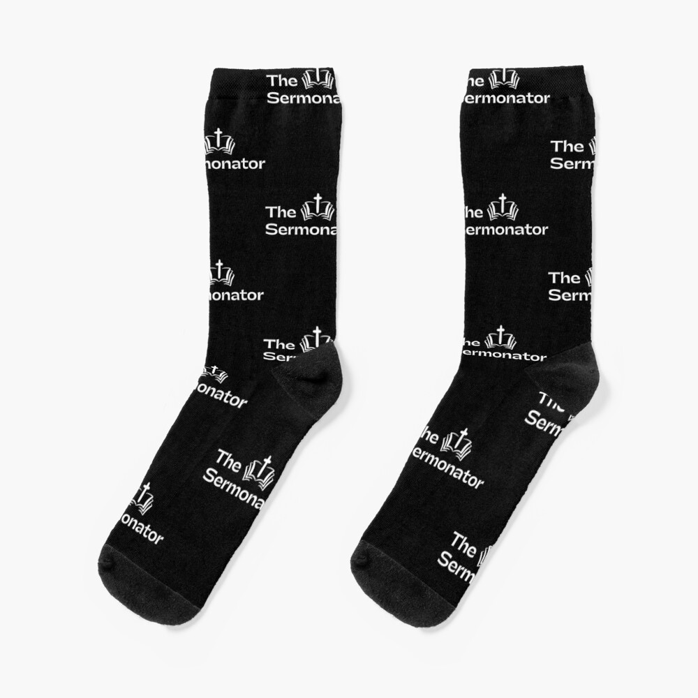 The Sermonator - Funny Pastor Socks