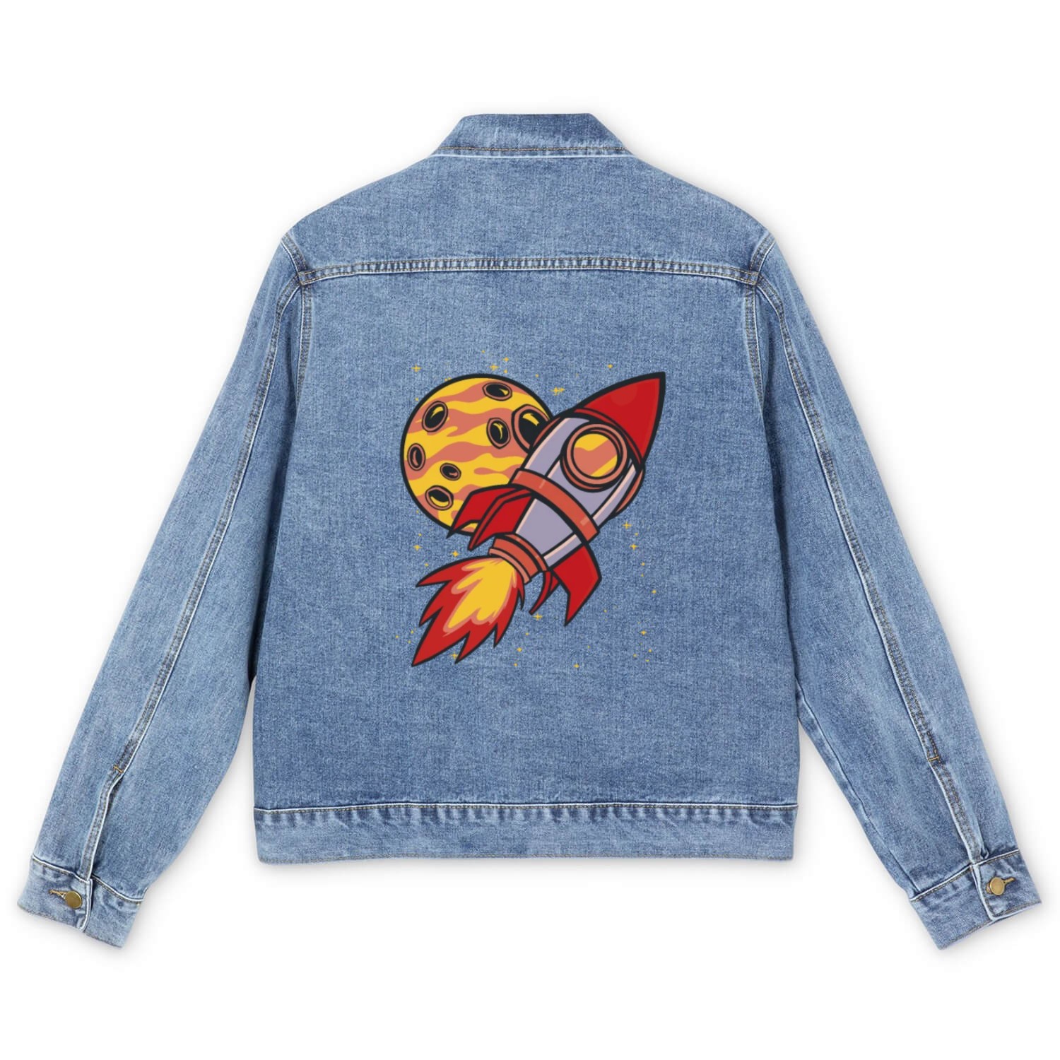 Planet And Rocket Men's Denim Jackets