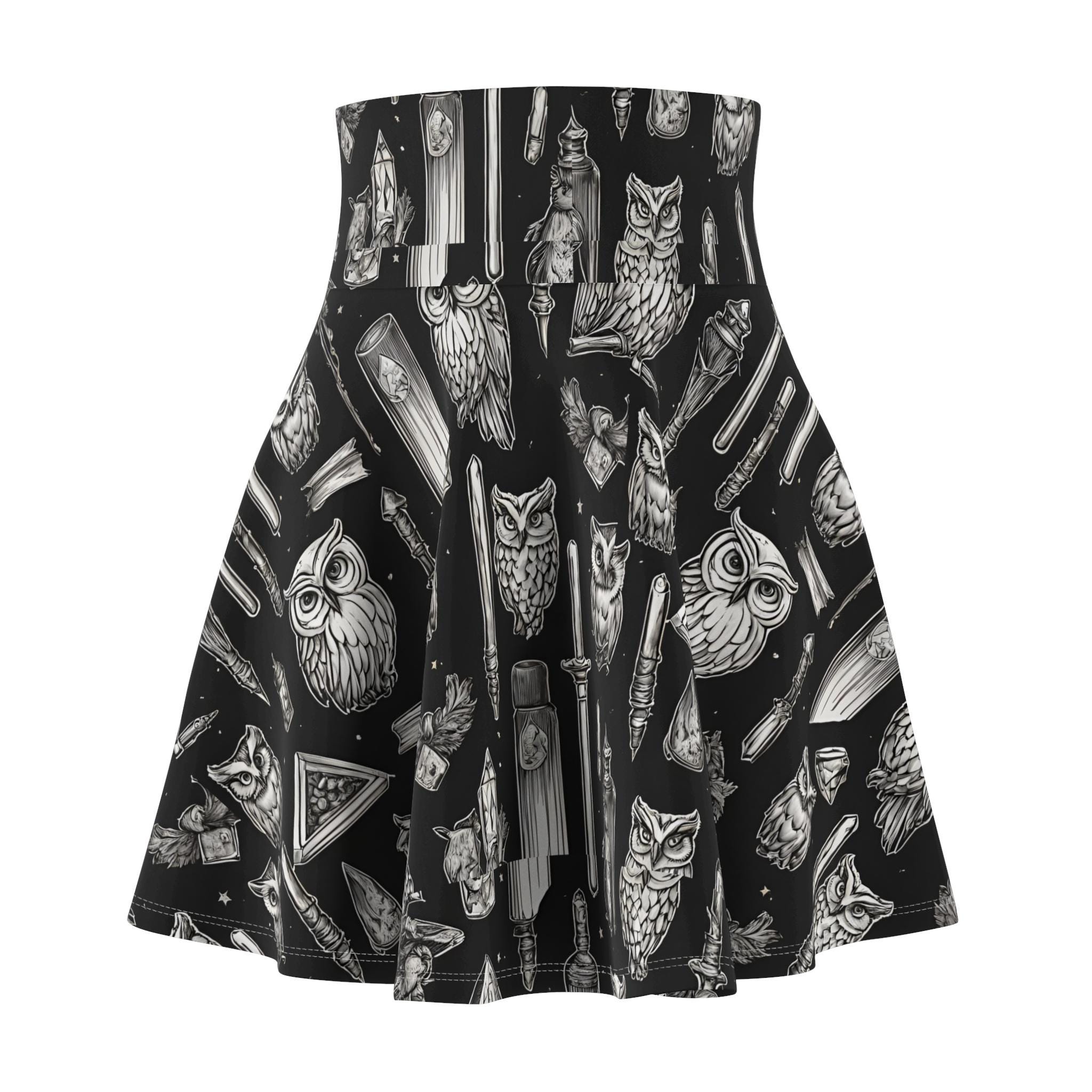 White Owl Magic Women's Skater Skirt