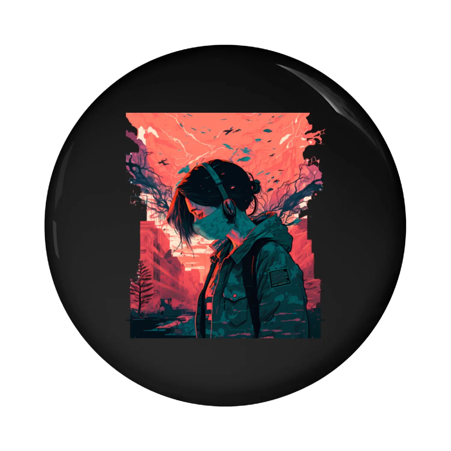 Wondering The World Pin Buttons