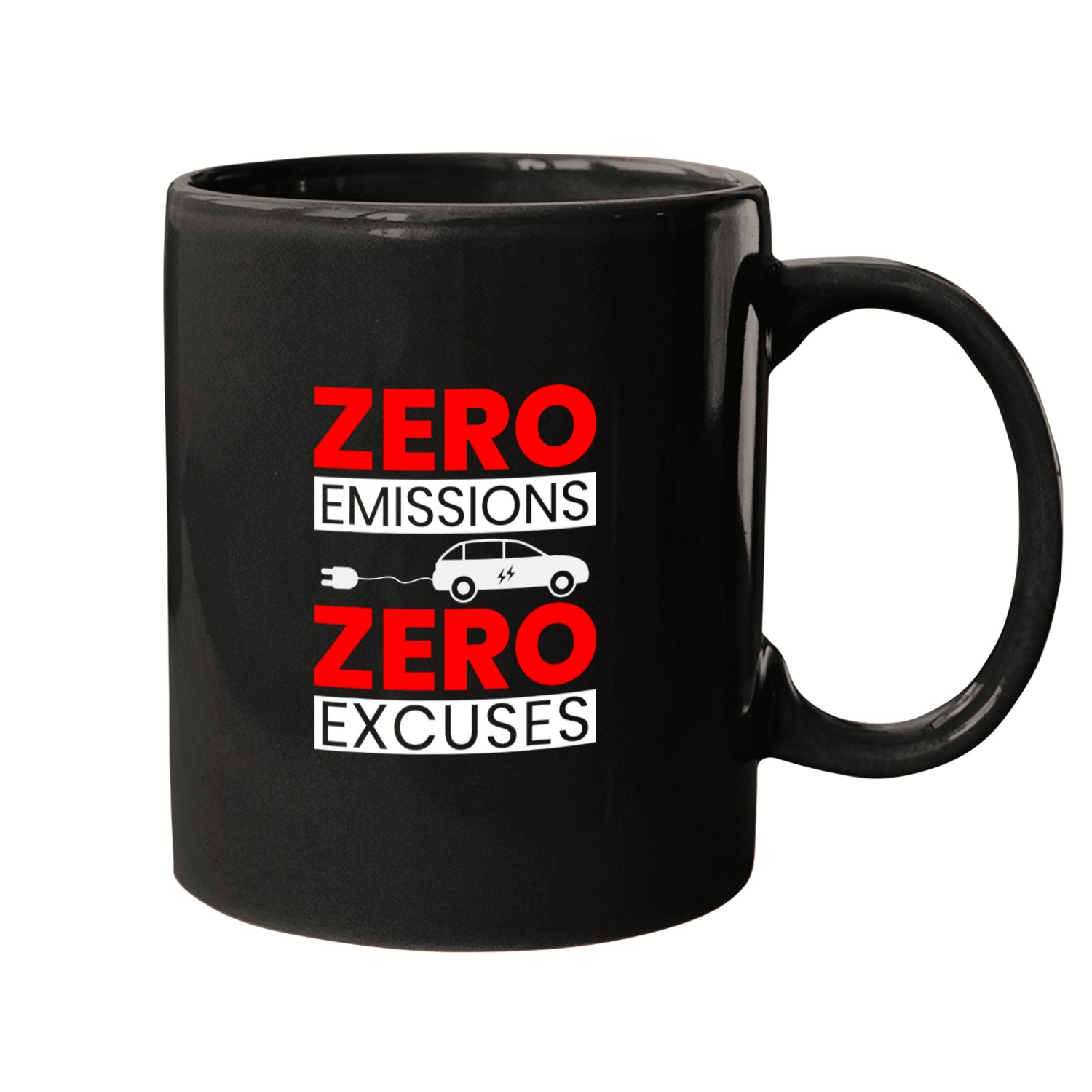 Electrical Electric Vehicle Zero Emissions Zero Excuses Electrician Mugs