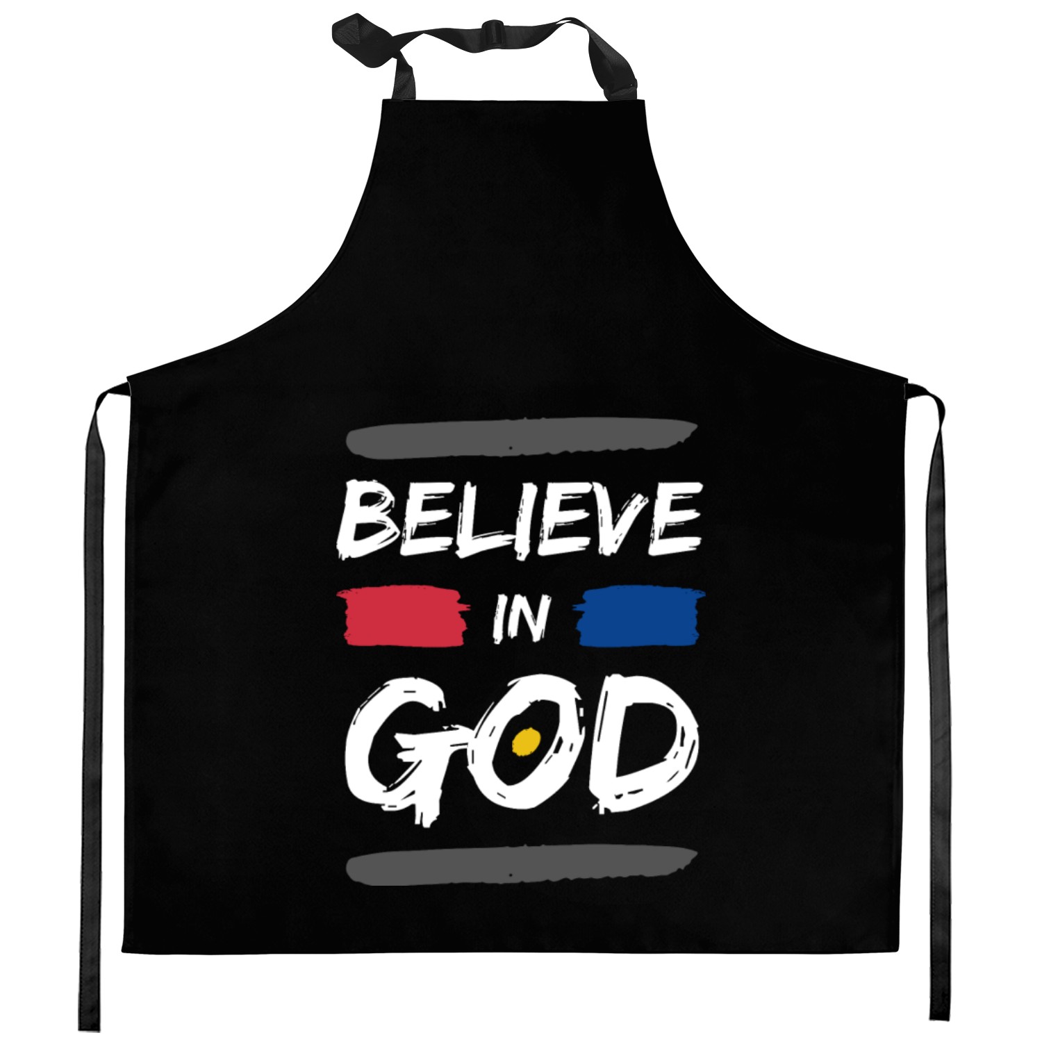 Believe in god Kitchen Aprons