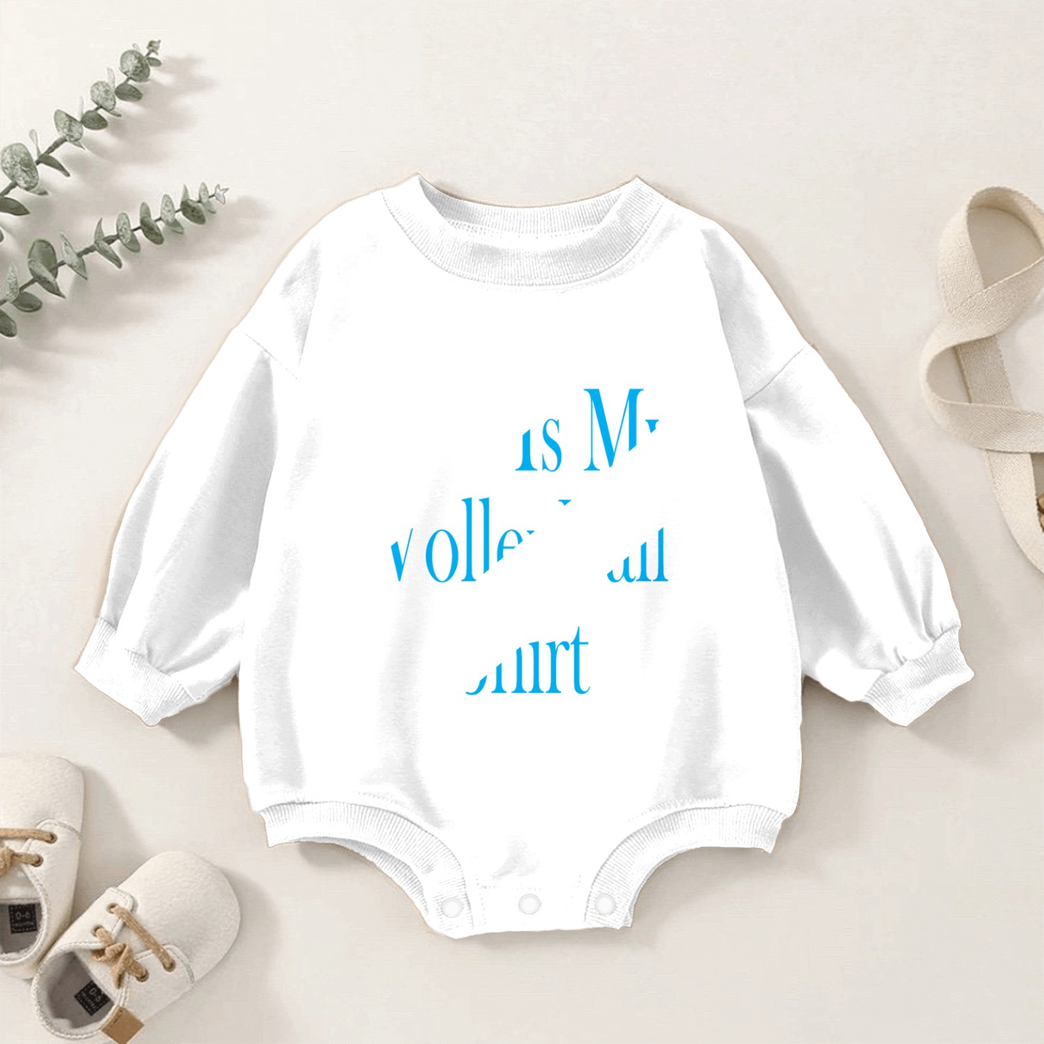This Is My Volleyball Baby Romper Sweatshirts